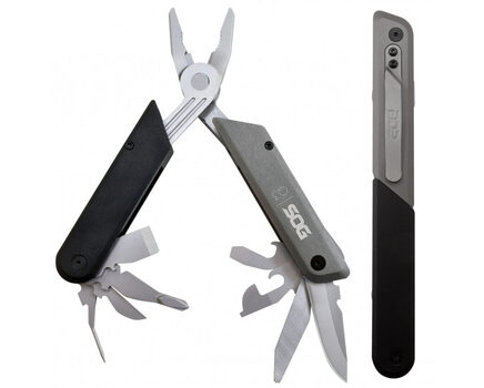Купите мультитул SOG Baton Q3 ID1021 (пассатижи, клинок, стамеска, открывашки, напильник, отвертки, шило) в Казани в нашем интернет-магазине