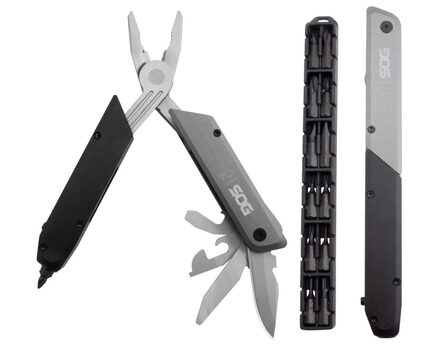 Купите мультитул SOG Baton Q4 ID1031 (пассатижи, открывашки, напильник, клинок, бит-драйвер) в Казани в нашем интернет-магазине