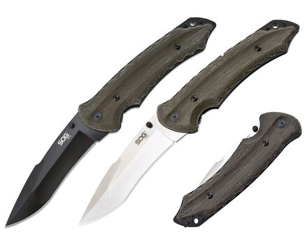 Купите складной нож SOG Kiku Folder Large Satin и Black TiNi (KU1011 - KU1012) в Казани в нашем интернет-магазине