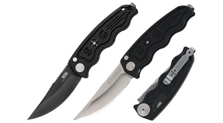 купите Нож автоматический SOG-TAC Mini Auto Satin и Black TiNi / ST10 - ST11 в Казани