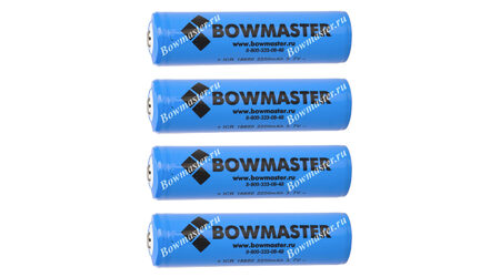 купите Литий-ионный аккумулятор с защитой BowMaster 18650 2200 mAh (4 шт.) в Казани