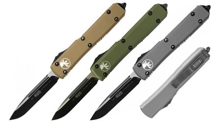 купите Автоматический выкидной нож Microtech Ultratech S/E Standard Drop Point / 121-1GY - 121-1OD - 121-1TA в Казани