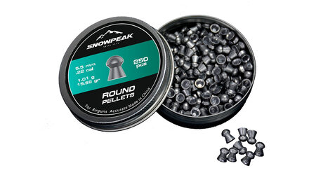 купите Свинцовые пульки для пневматики SnowPeak Round калибр 5.5 мм в Казани