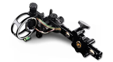 купите Прицел для блочного лука TP7570 черный (5 пинов, 0.019", микрорегулировка, подсветка) в Казани