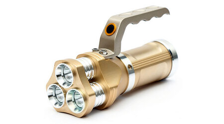 купите Светодиодный фонарь-прожектор UltraFire YB-857 (Cree XML T6) 3000 люмен в Казани